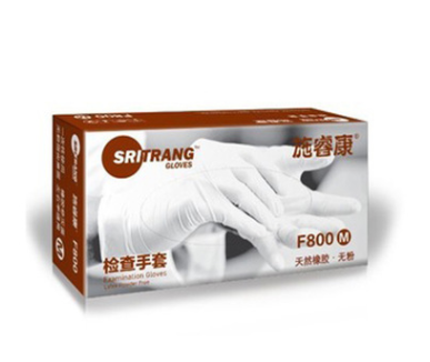泰国诗董施睿康F800无粉乳胶手套5.0g